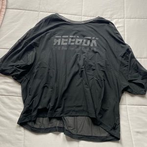 Black Reebok T shirt